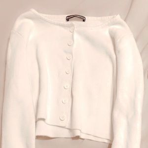 Long sleeve brandy crop top